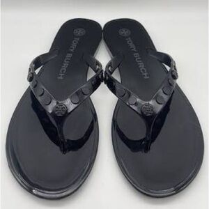 Tory Burch Studded Jelly Thong Sandals